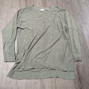 Chicos green sweater